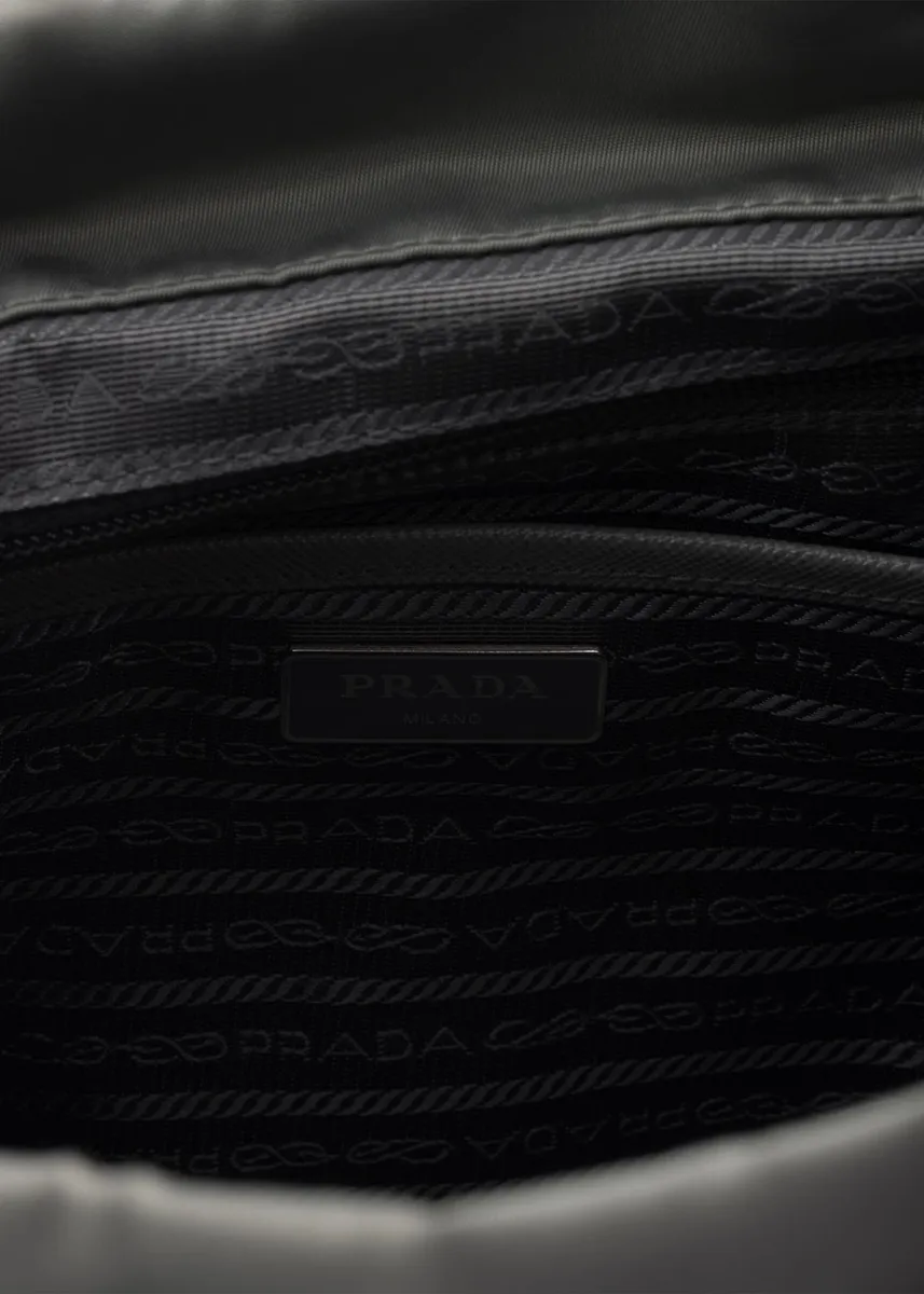 Prada Vela Leather-Trim Re-Nylon Backpack | Thumbnail 4