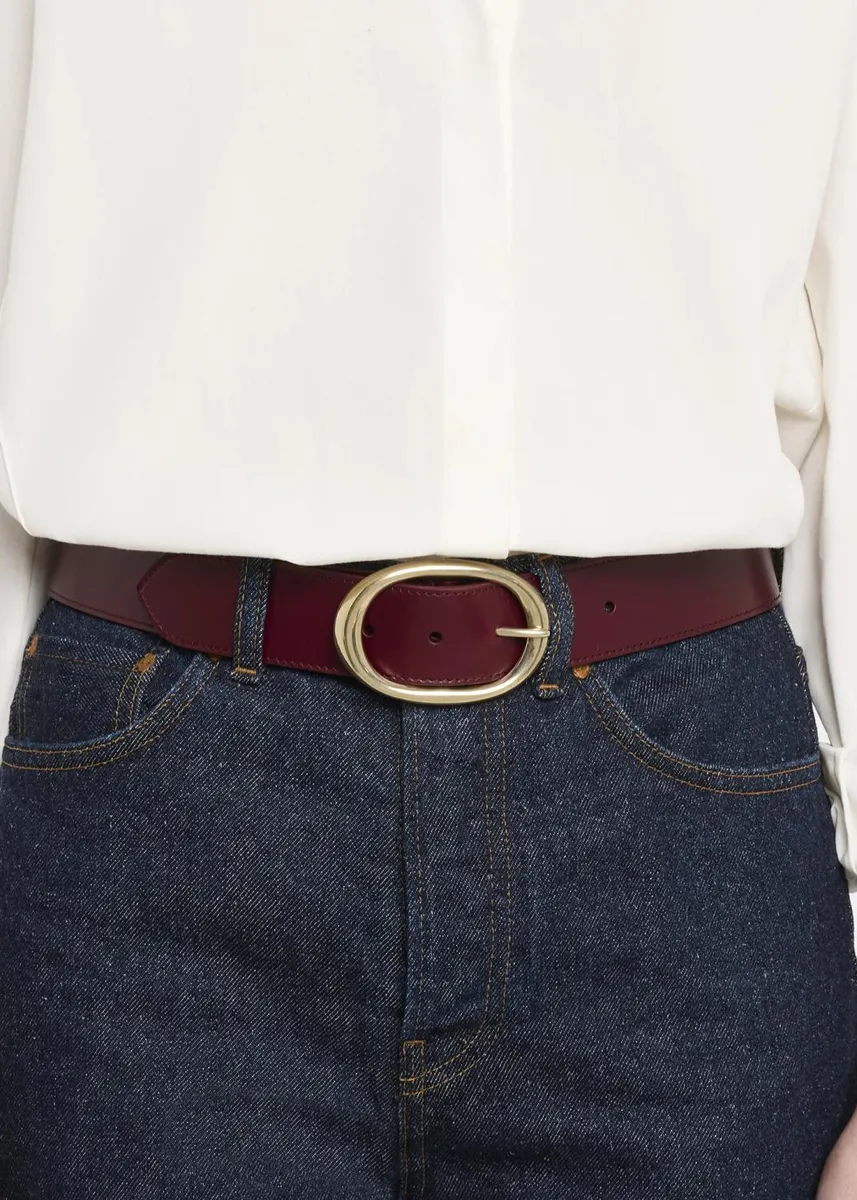 TWP Wide Leather Belt | Thumbnail 2