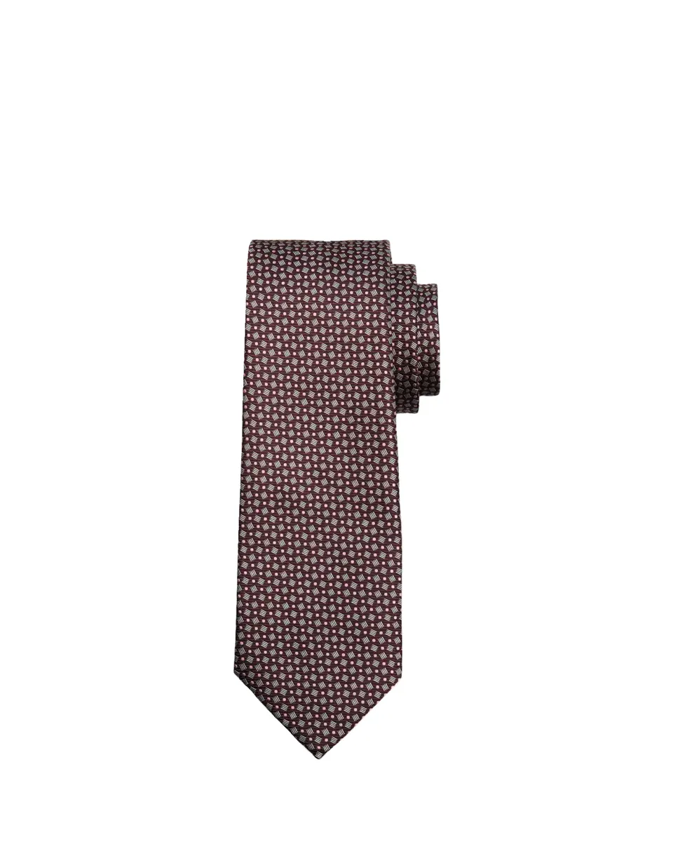 Zegna Men's Micro-Jacquard Silk Tie | Thumbnail 2 Zegna Men's Micro-Jacquard Silk Tie | Thumbnail 2