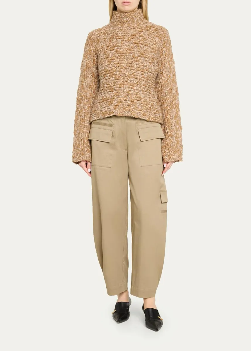 Proenza Schouler White Label Talla Barrel-Leg Cotton Cargo Pants | Thumbnail 2 Proenza Schouler White Label Talla Barrel-Leg Cotton Cargo Pants | Thumbnail 2