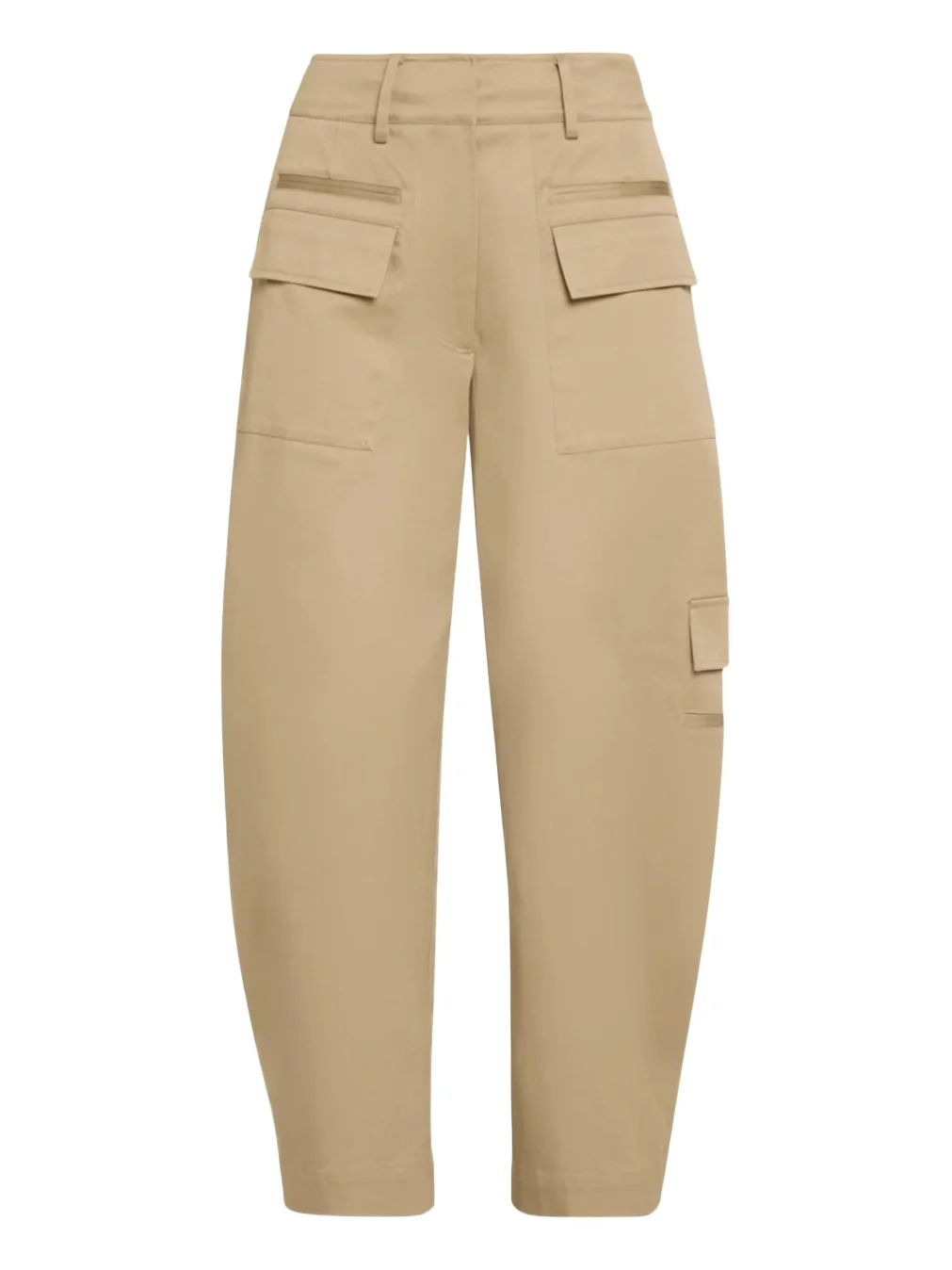 Proenza Schouler White Label Talla Barrel-Leg Cotton Cargo Pants