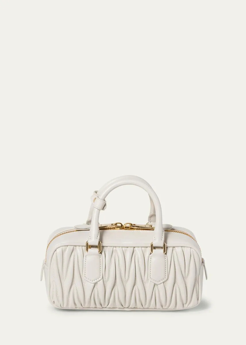 Miu Miu Zip Quilted Leather Top-Handle Bag | Thumbnail 2 Miu Miu Zip Quilted Leather Top-Handle Bag | Thumbnail 2