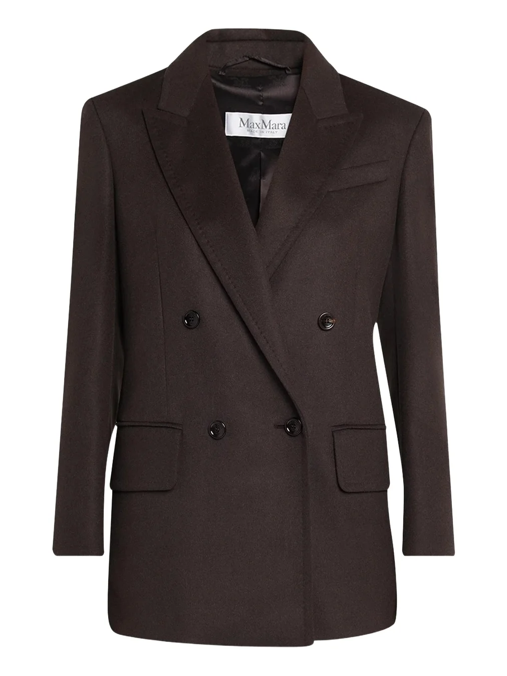Olimpia Brushed Wool Double-Breasted Blazer Jacket Olimpia Brushed Wool Double-Breasted Blazer Jacket