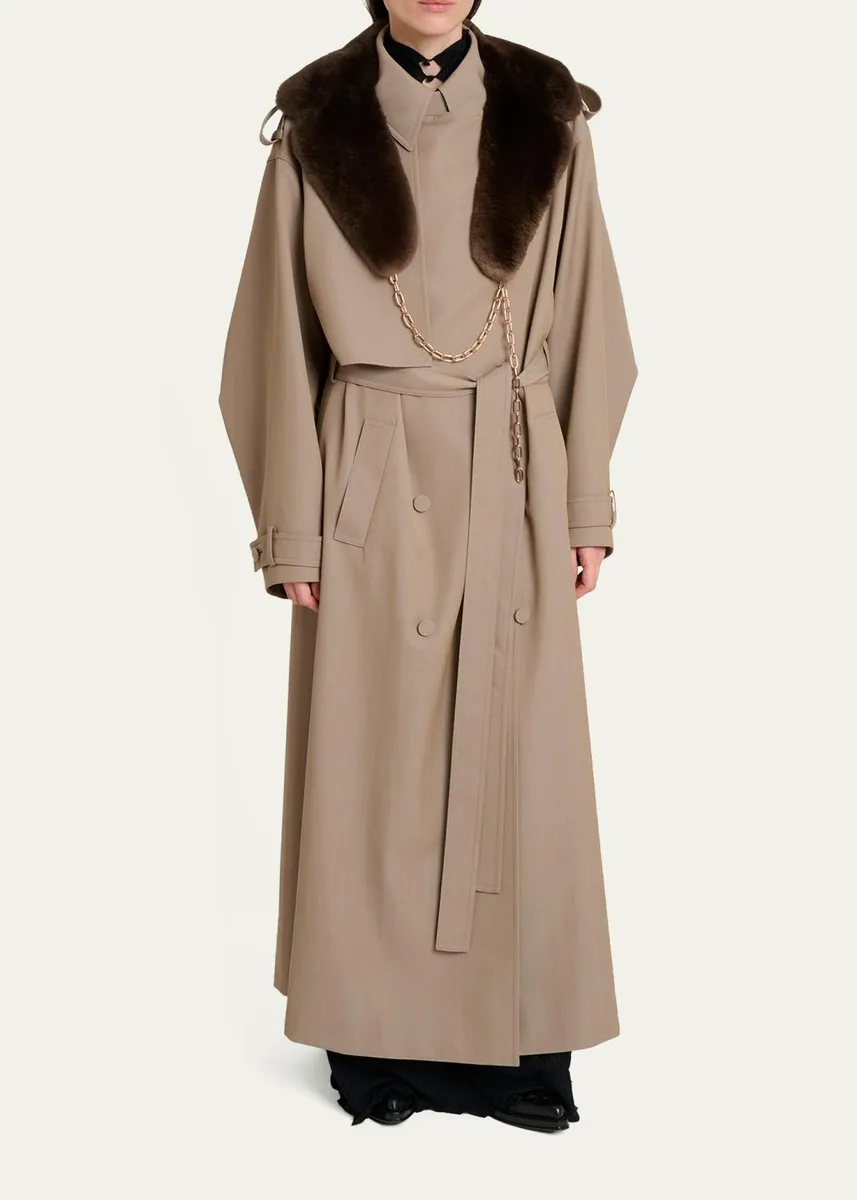 Gabriela Hearst Tellus Belted Long Trench Coat | Thumbnail 2 Gabriela Hearst Tellus Belted Long Trench Coat | Thumbnail 2