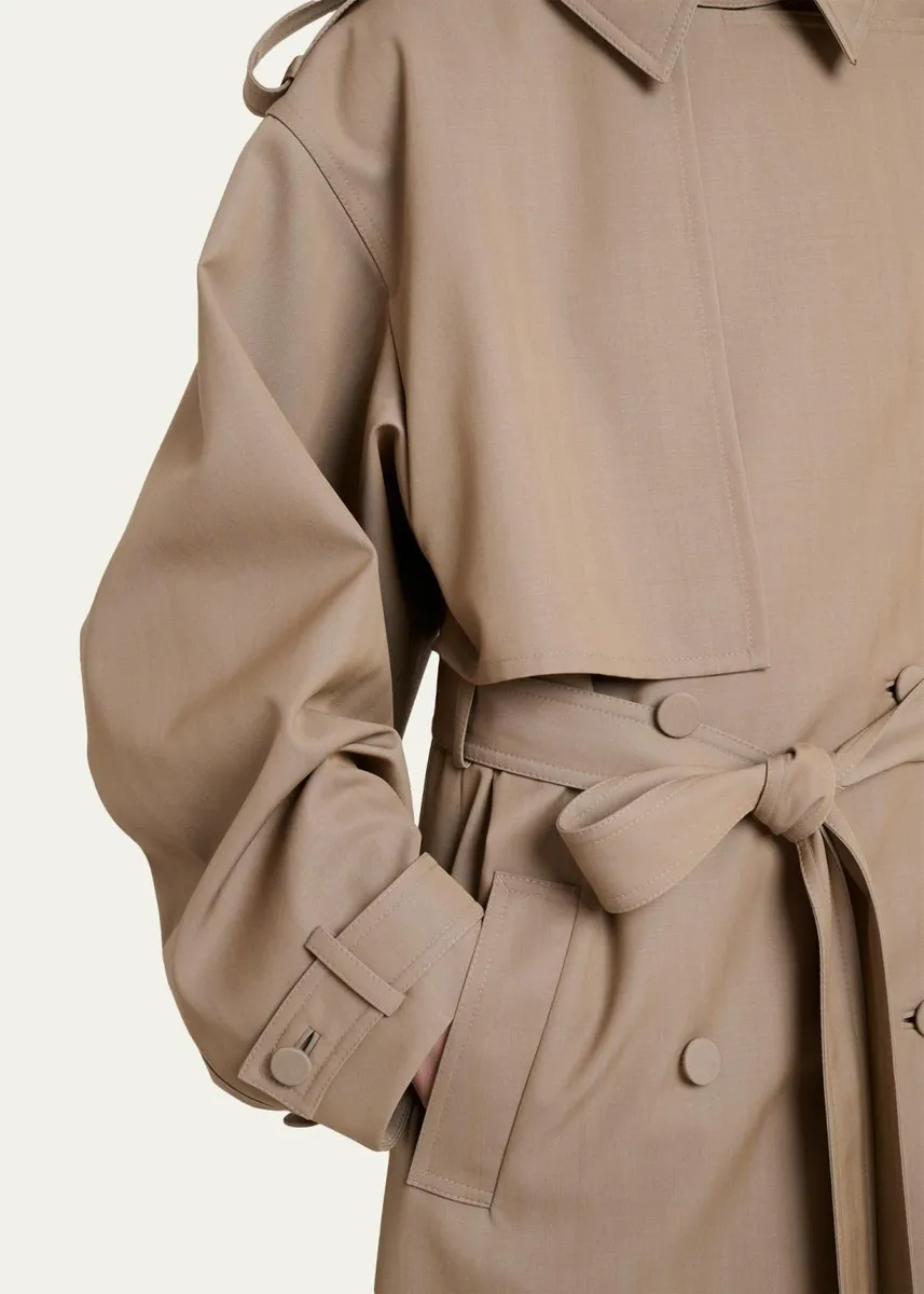 Gabriela Hearst Tellus Belted Long Trench Coat | Thumbnail 5 Gabriela Hearst Tellus Belted Long Trench Coat | Thumbnail 5