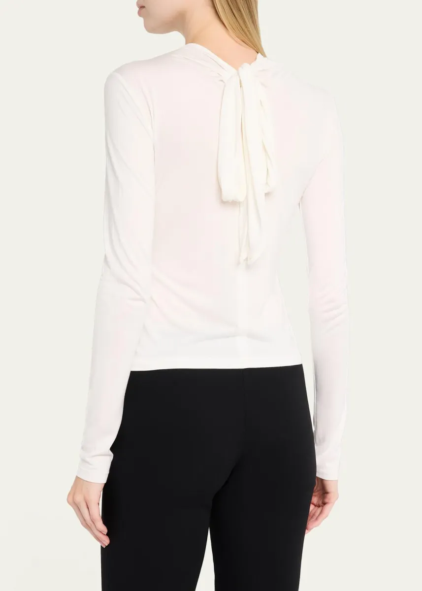 Vince Tie-Neck Top | Thumbnail 3 Vince Tie-Neck Top | Thumbnail 3
