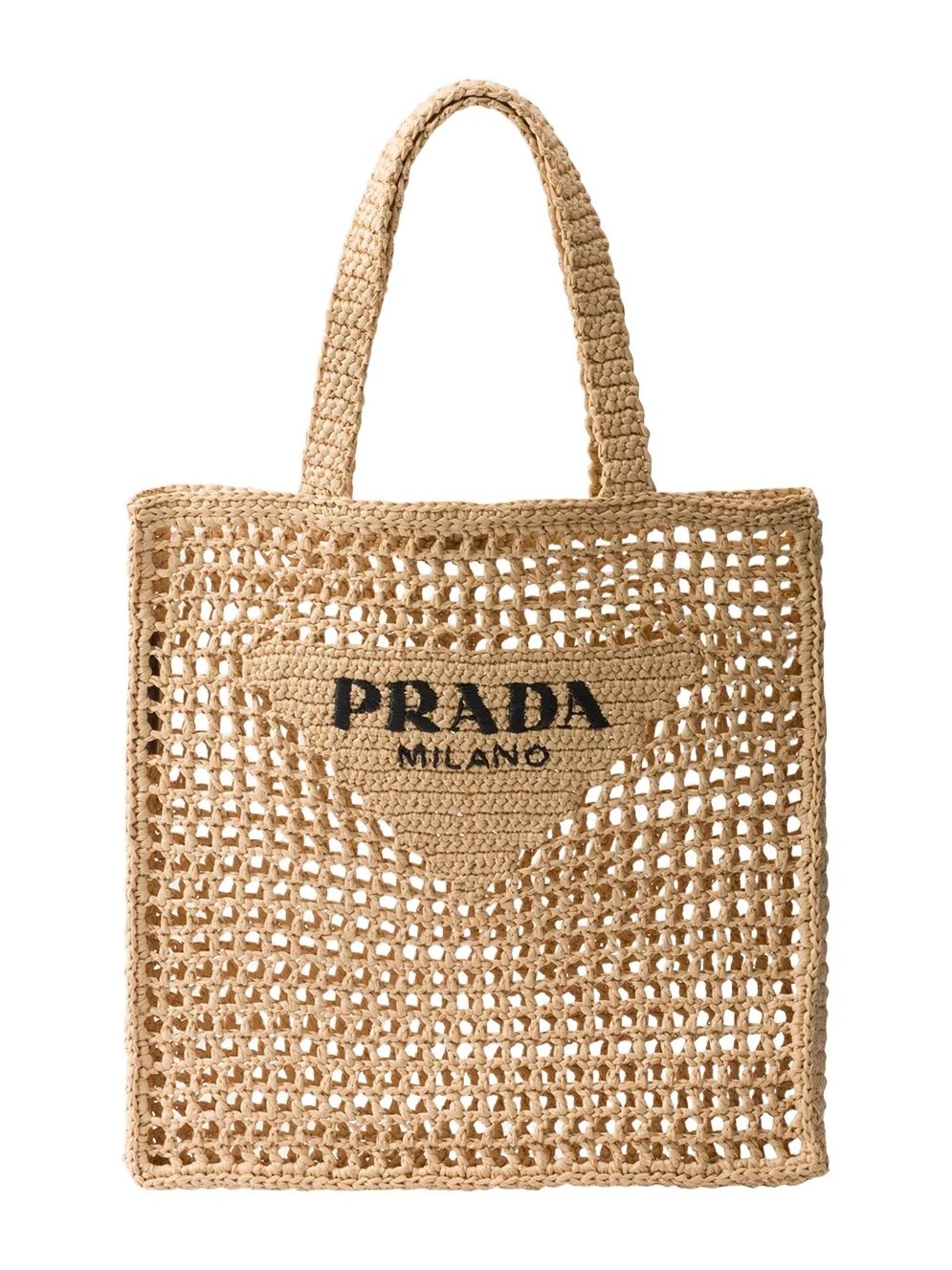 Logo Crochet Tote Bag Logo Crochet Tote Bag