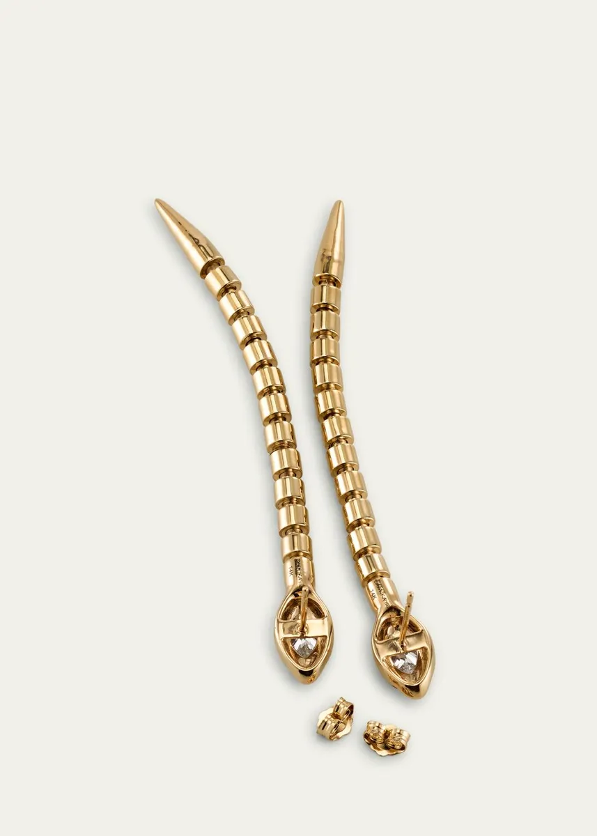 Dara Kaye Serpent Drop Earrings | Thumbnail 4 Dara Kaye Serpent Drop Earrings | Thumbnail 4