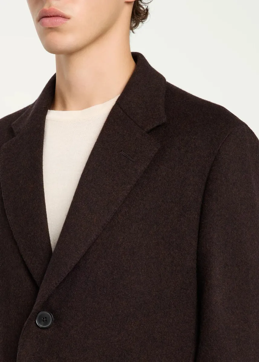 Zegna Men's Oasi Cashmere Overcoat | Thumbnail 5