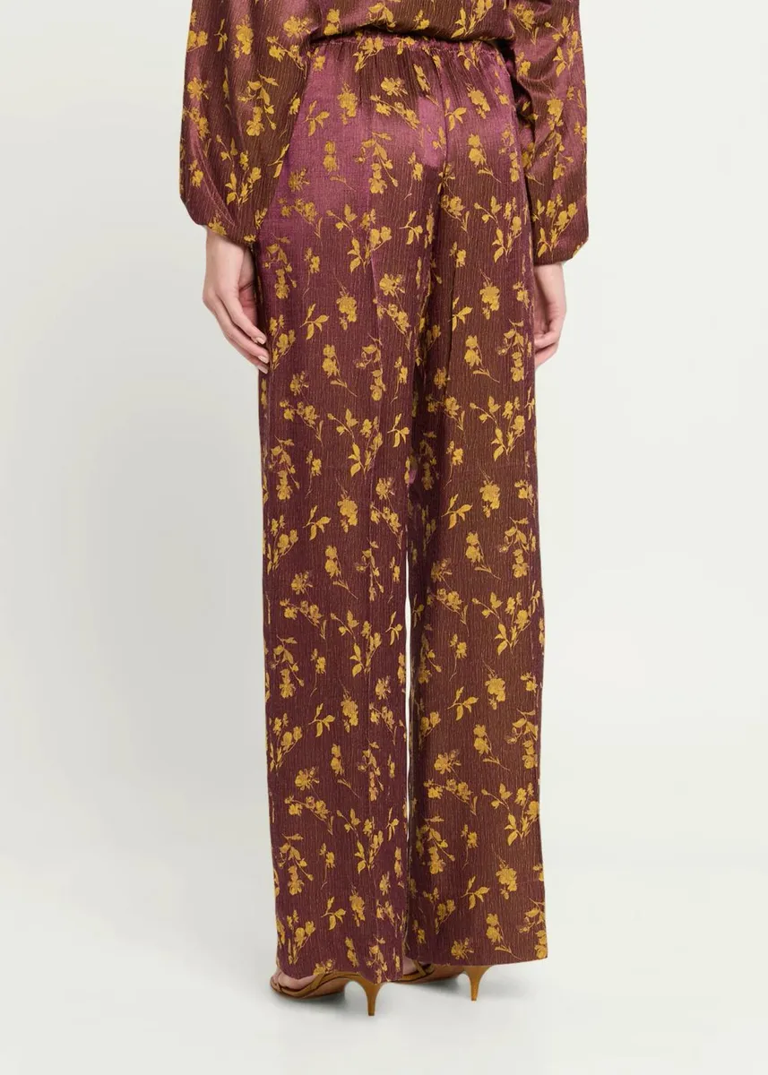 Dries Van Noten Floral Jacquard Straight-Leg Drawstring Pants | Thumbnail 3