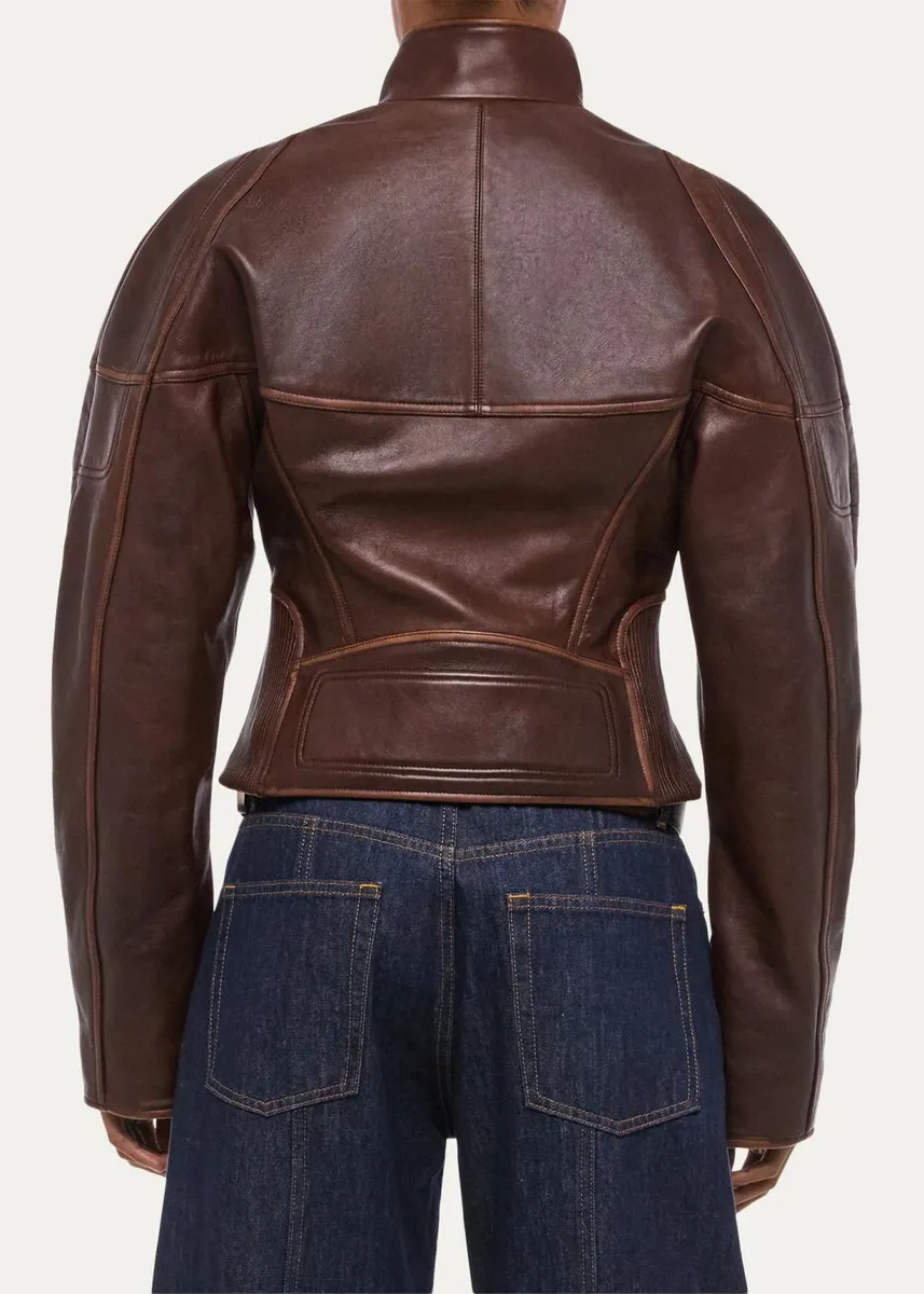 Helmut Lang Leather Saddle Jacket | Thumbnail 3