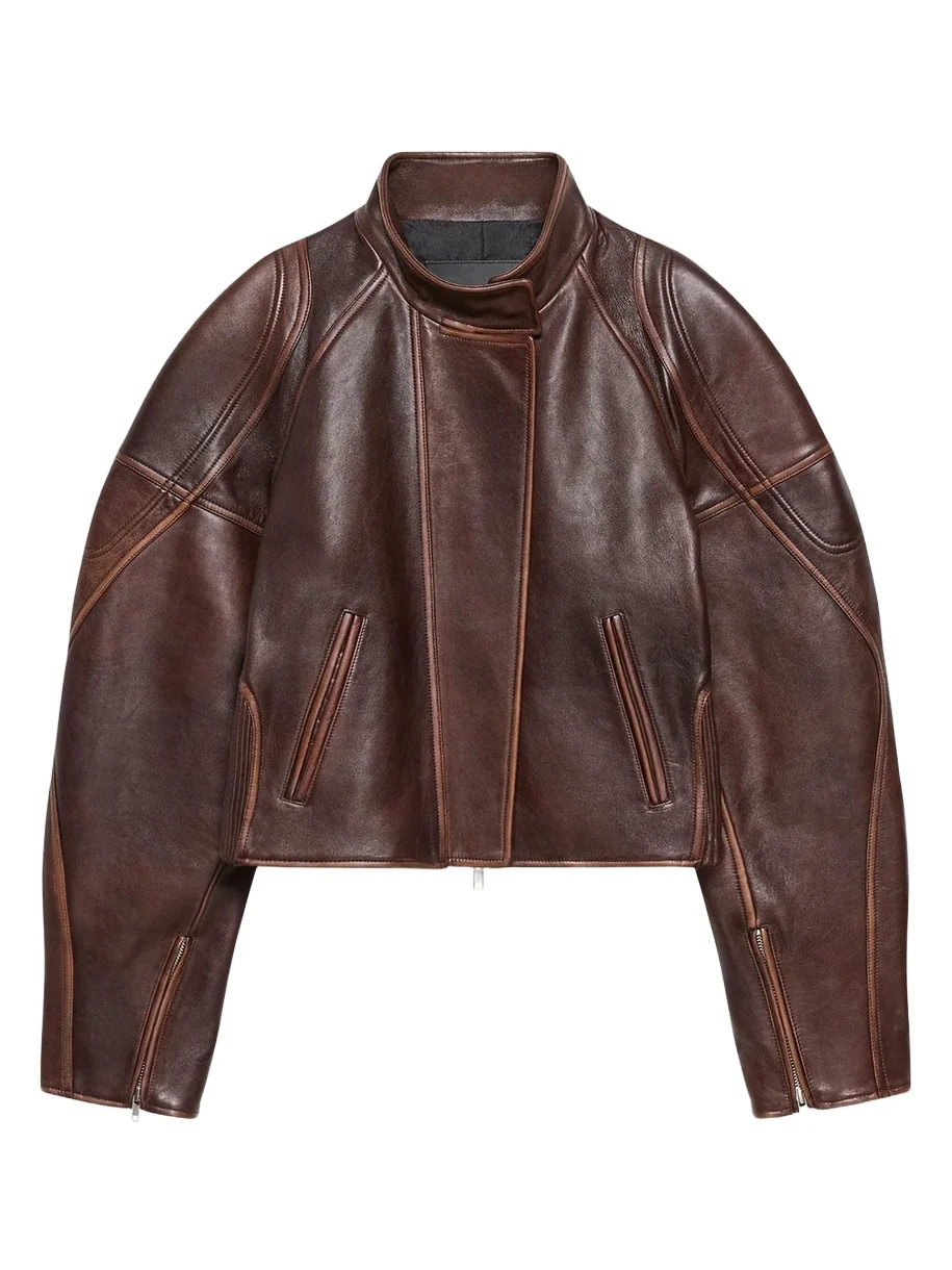 Leather Saddle Jacket