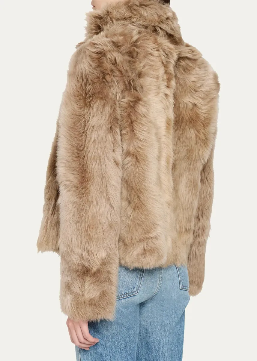 Yves Salomon Toscana Shearling Short Jacket | Thumbnail 3 Yves Salomon Toscana Shearling Short Jacket | Thumbnail 3
