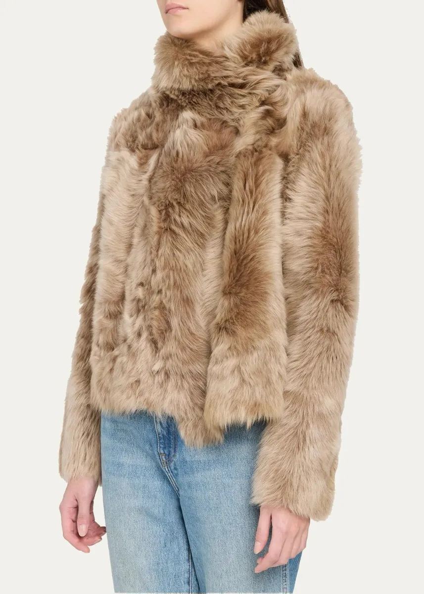 Yves Salomon Toscana Shearling Short Jacket | Thumbnail 4 Yves Salomon Toscana Shearling Short Jacket | Thumbnail 4