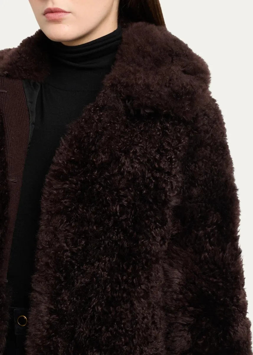 Yves Salomon Goat Fur Short Coat | Thumbnail 5 Yves Salomon Goat Fur Short Coat | Thumbnail 5