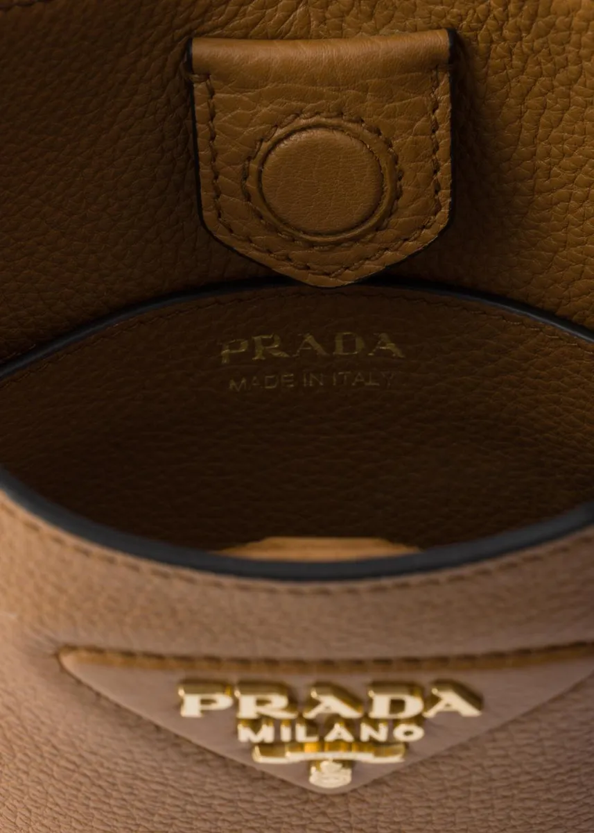 Prada Mini Daino Soft Leather Hobo Crossbody Bag | Thumbnail 4