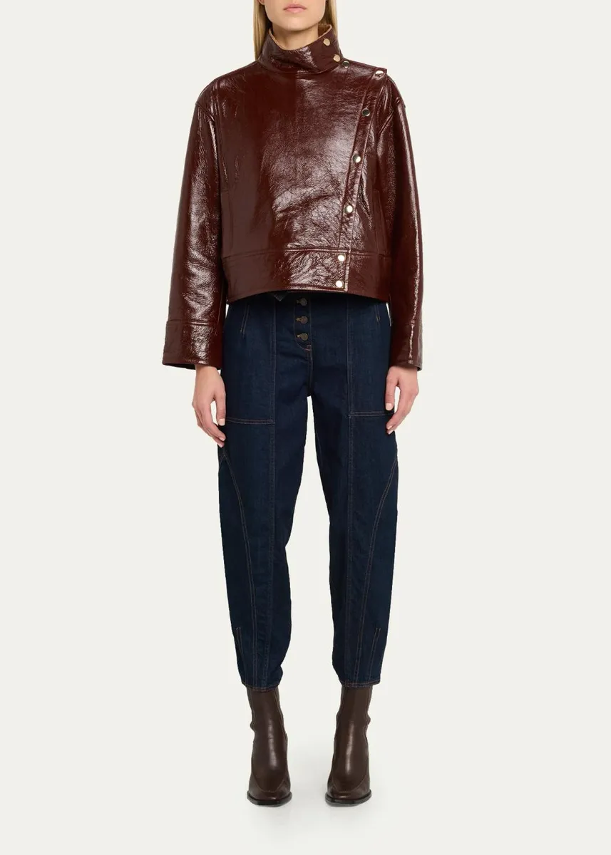 Ulla Johnson Honora Patent Leather Jacket | Thumbnail 2 Ulla Johnson Honora Patent Leather Jacket | Thumbnail 2
