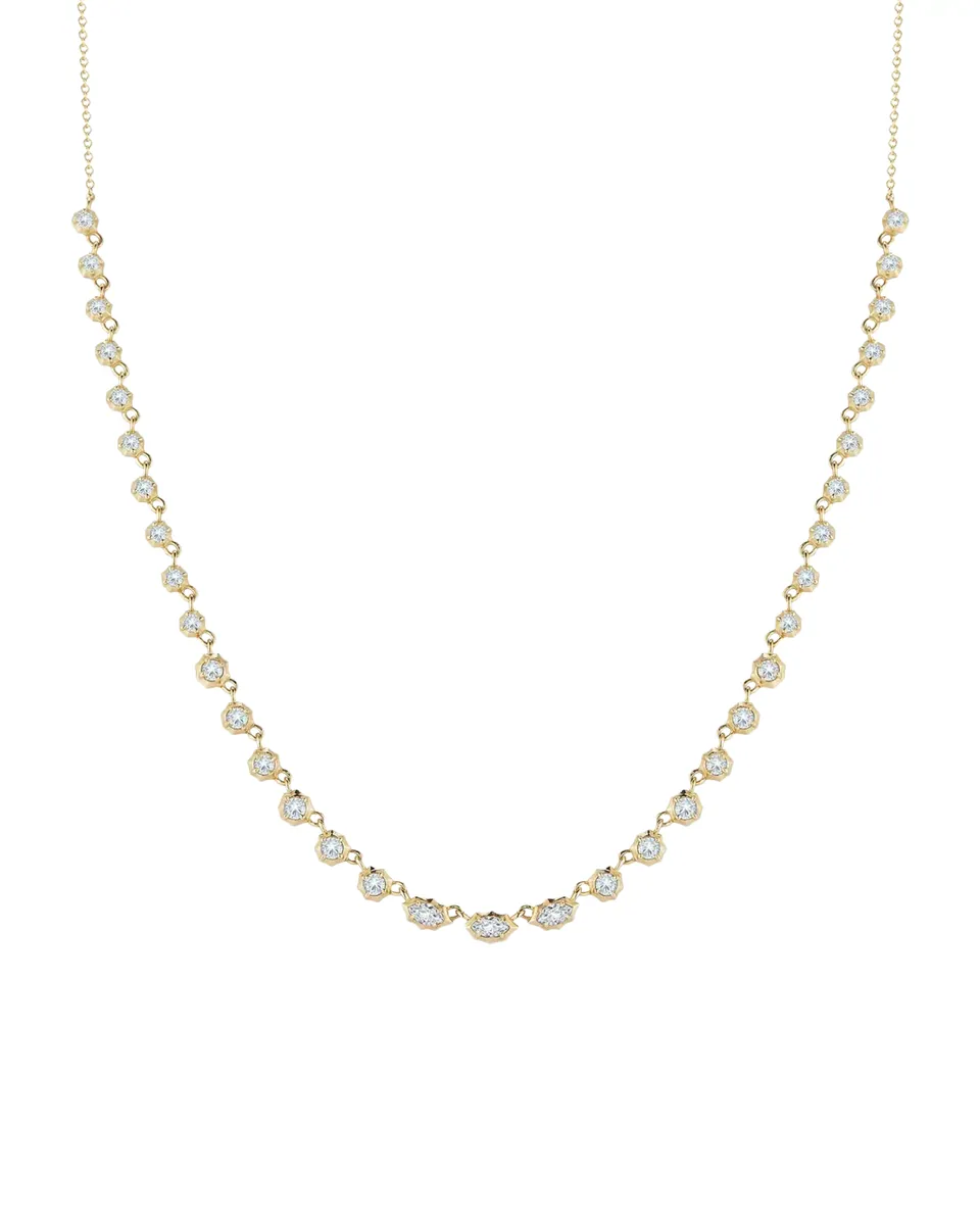 Jade Trau 18K Yellow Gold Small Maverick Diamond Riviera Necklace | Thumbnail 2 Jade Trau 18K Yellow Gold Small Maverick Diamond Riviera Necklace | Thumbnail 2