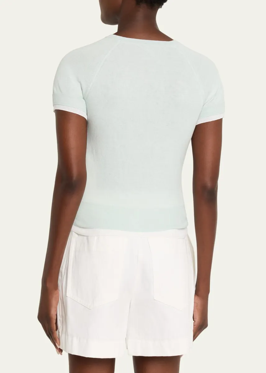 Vince Short-Sleeve Double-Layer Tee | Thumbnail 3