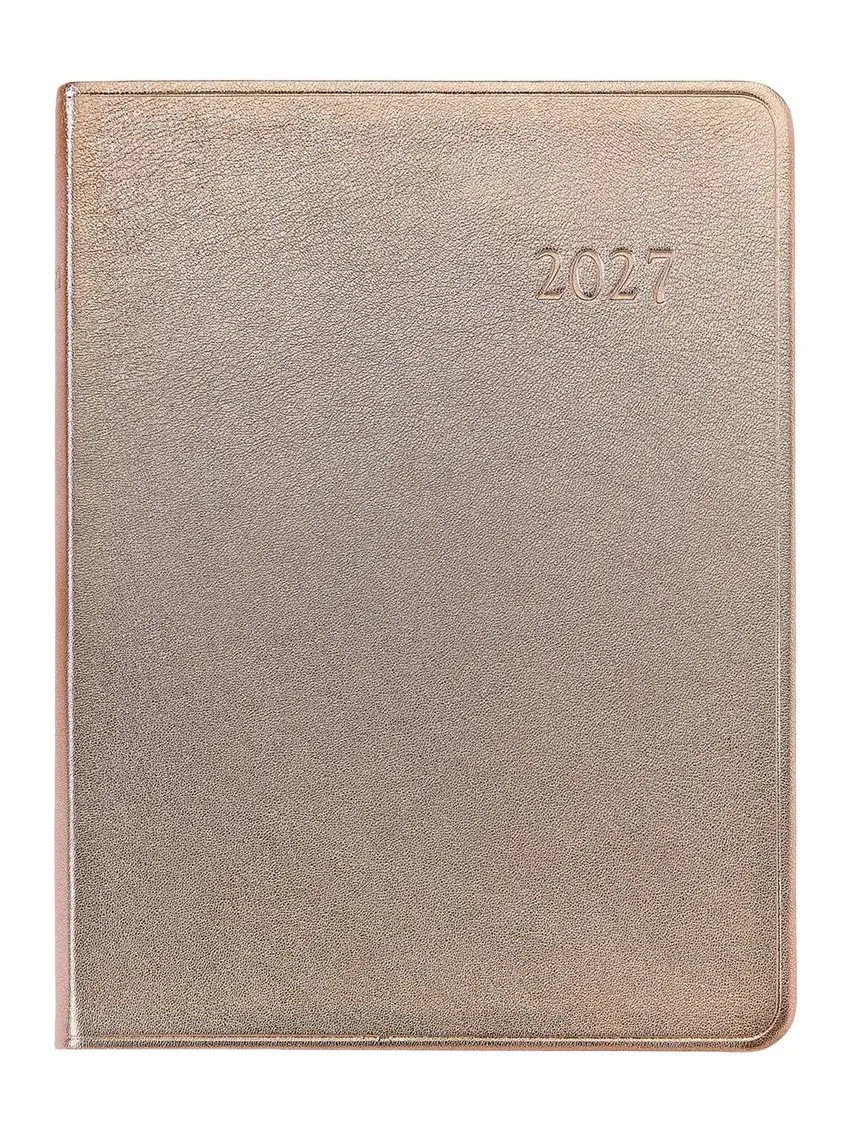 Graphic Image 2027 Leather Desk Diary