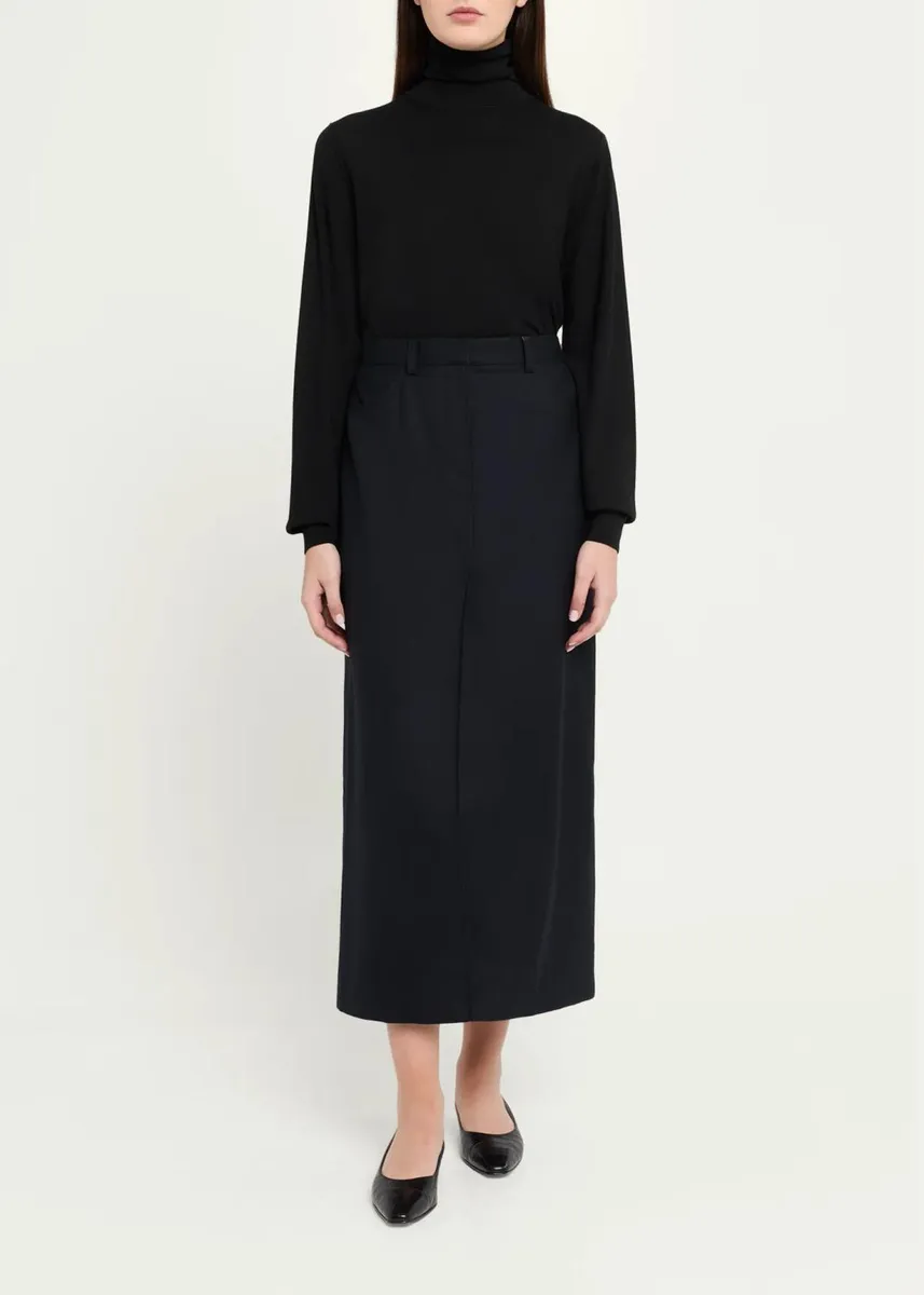 Theory Tailored Front-Vent Maxi Skirt | Thumbnail 2 Theory Tailored Front-Vent Maxi Skirt | Thumbnail 2