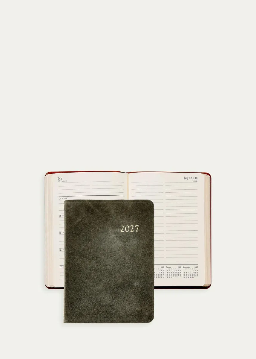 Graphic Image 2027 Leather Weekly Notebook | Thumbnail 2 Graphic Image 2027 Leather Weekly Notebook | Thumbnail 2