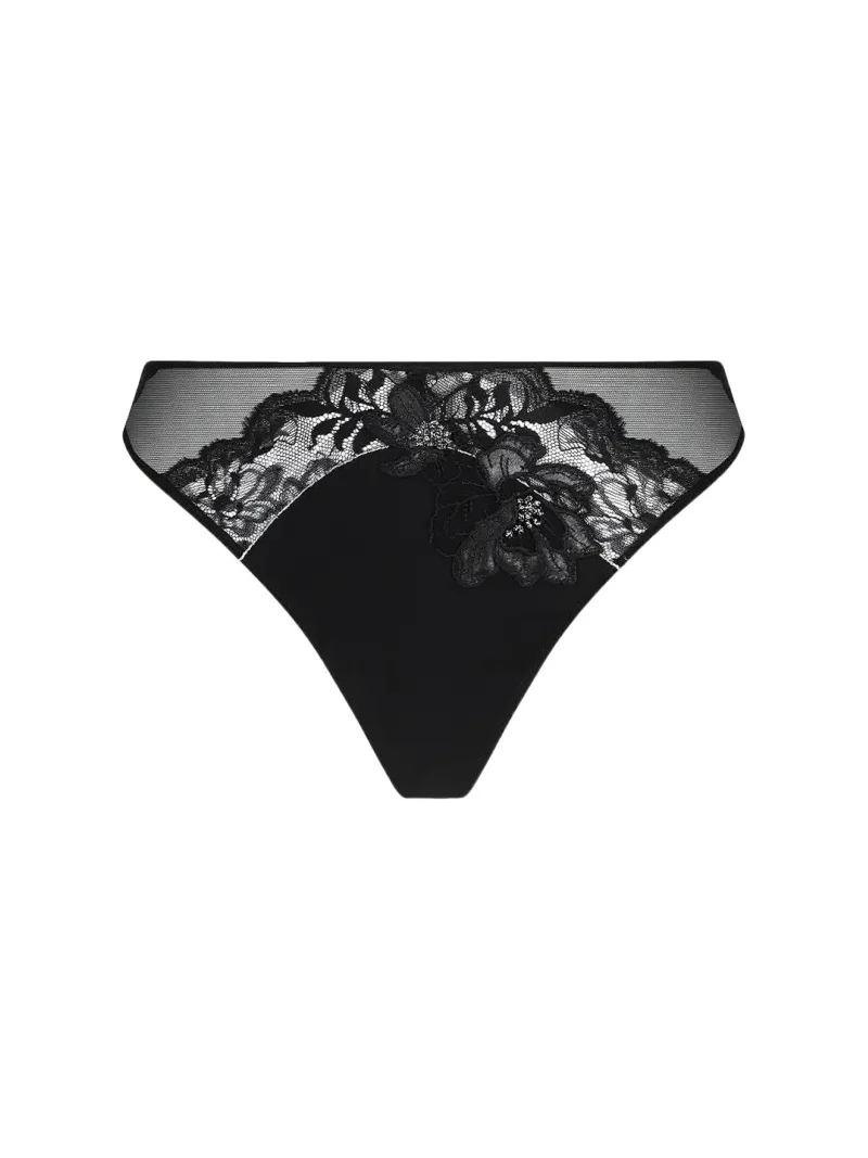 Cuir Sexy Couture Mesh & Lace Thong Cuir Sexy Couture Mesh & Lace Thong