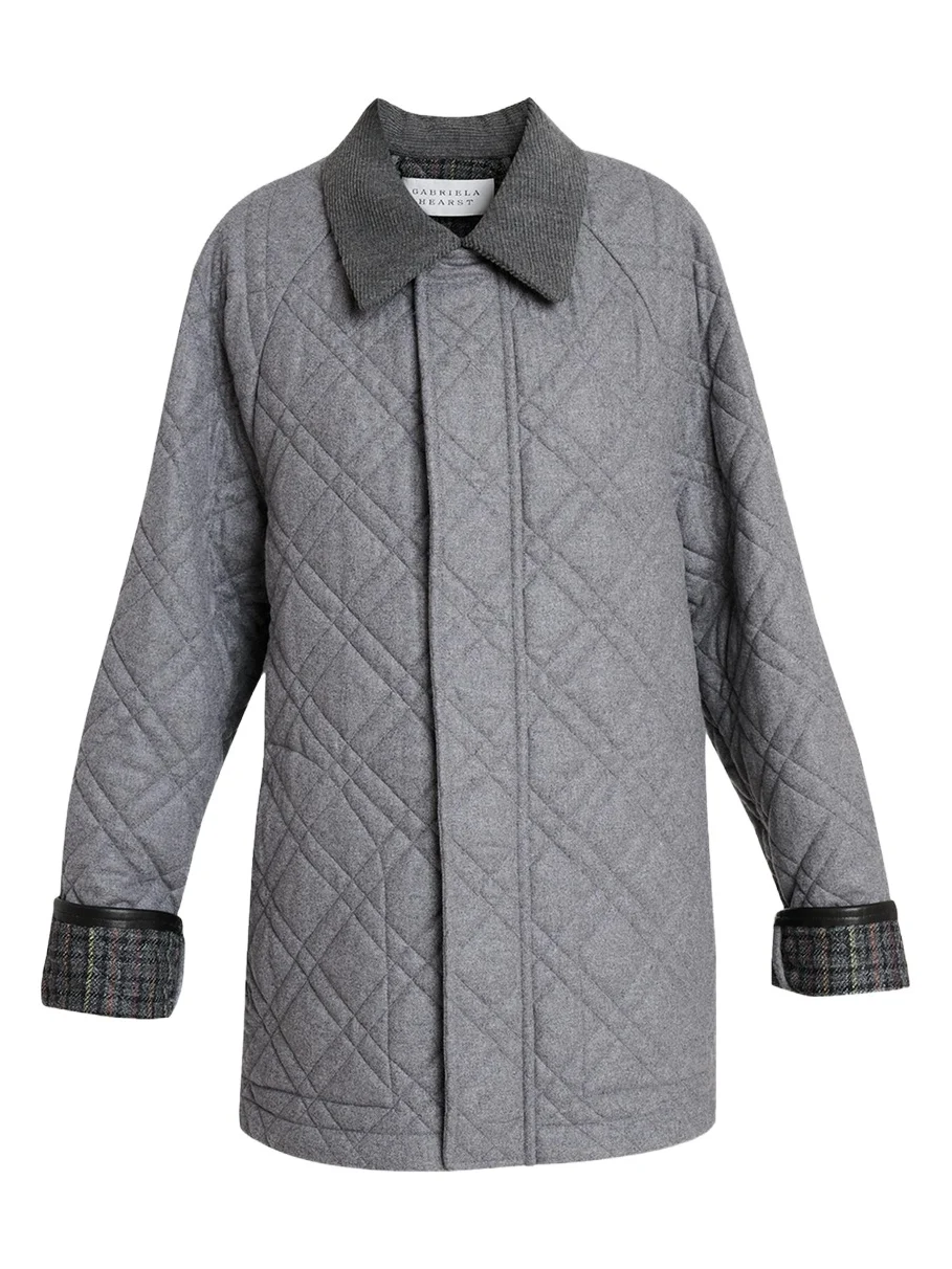 Clarence Quilted Wool-Cashmere Barn Jacket Clarence Quilted Wool-Cashmere Barn Jacket