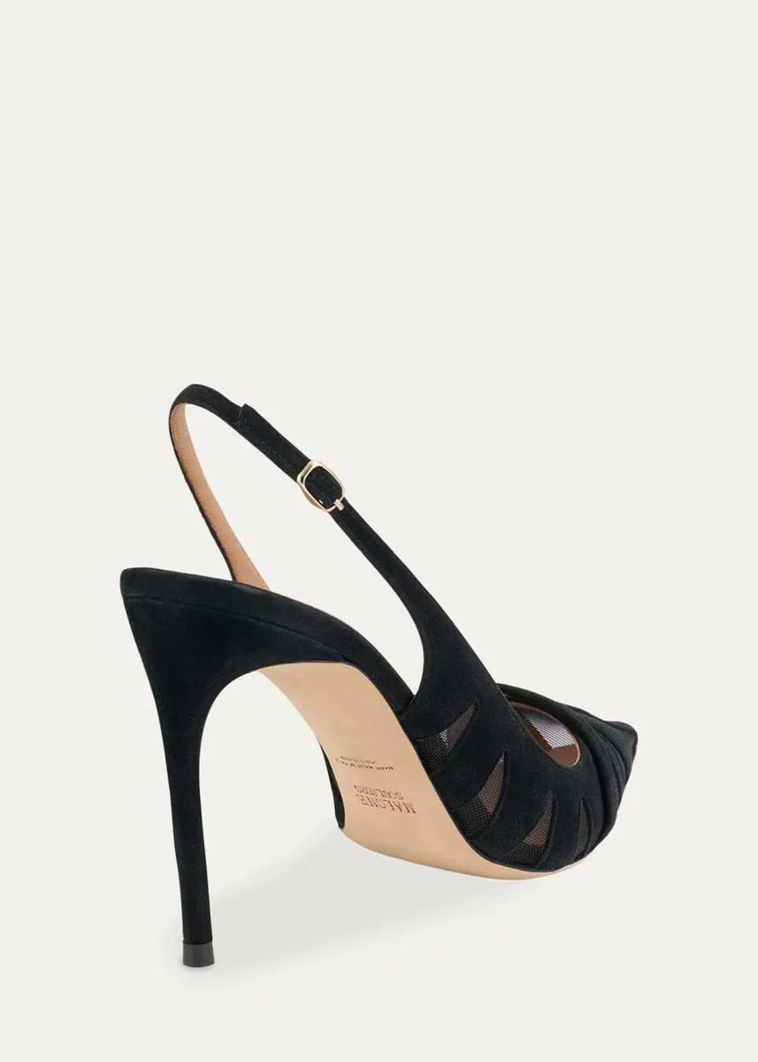 Malone Souliers Schiffer 90MM Slingback Pumps | Thumbnail 2