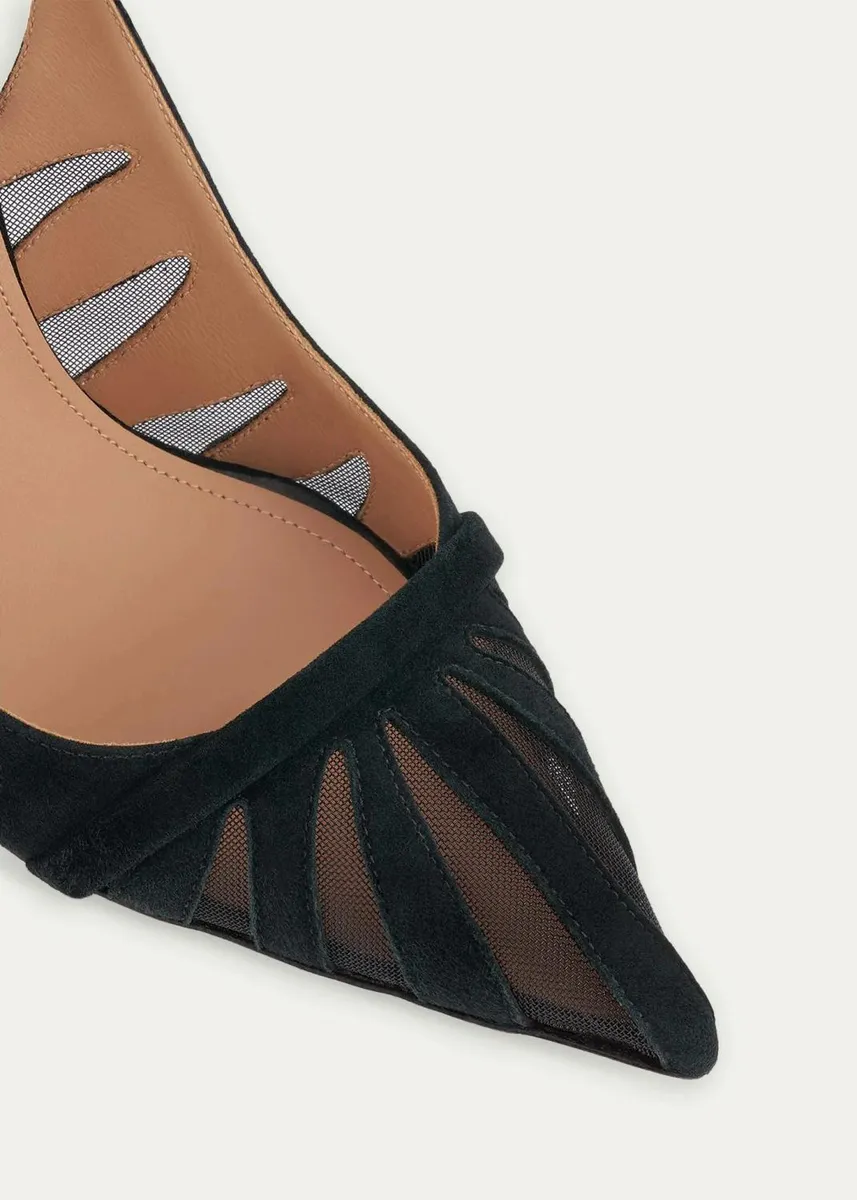 Malone Souliers Schiffer 90MM Slingback Pumps | Thumbnail 3