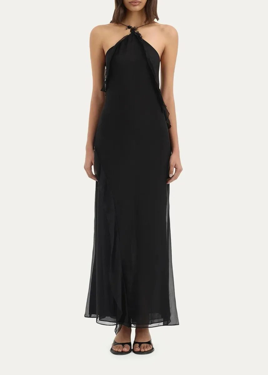 SIR. Lysia Halter Gown | Thumbnail 2 SIR. Lysia Halter Gown | Thumbnail 2
