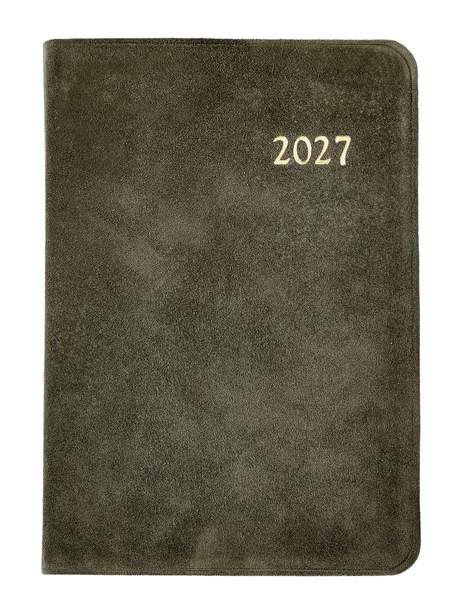 Graphic Image 2027 Leather Daily Journal