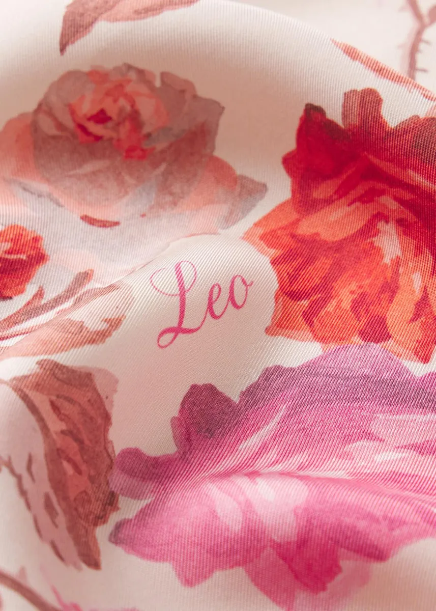Frame x Alexandra LeClerc The Lucky Silk Scarf | Thumbnail 3 Frame x Alexandra LeClerc The Lucky Silk Scarf | Thumbnail 3