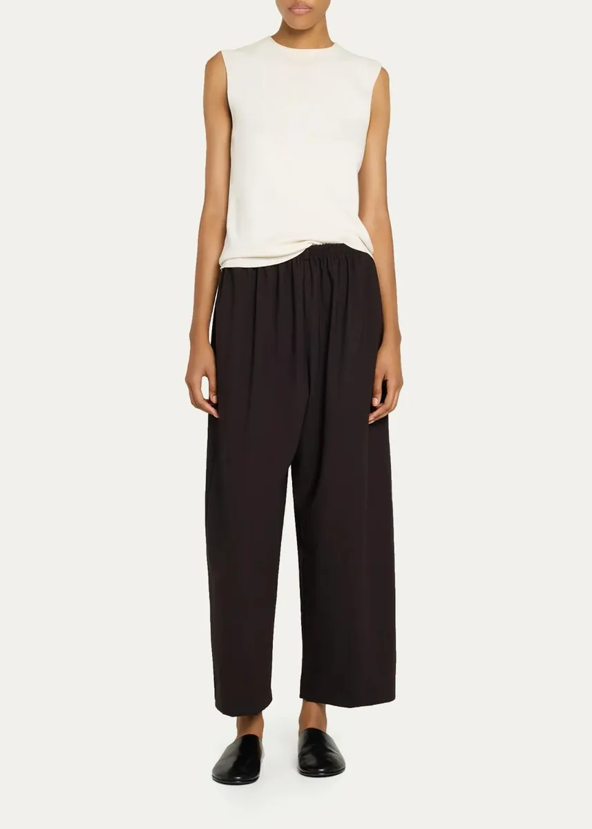 Eskandar Wool Japanese Trousers | Thumbnail 2 Eskandar Wool Japanese Trousers | Thumbnail 2