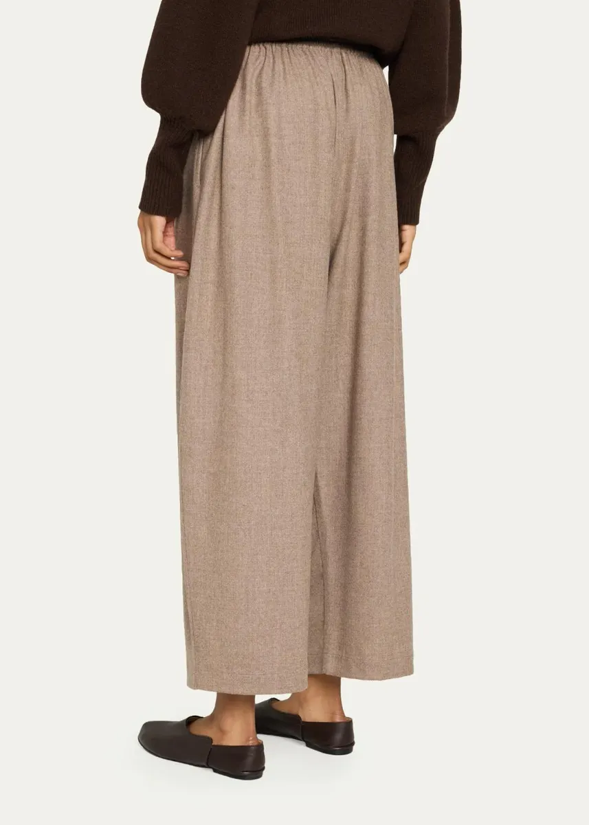 Eskandar Wool Flannel Japanese Trousers | Thumbnail 3 Eskandar Wool Flannel Japanese Trousers | Thumbnail 3