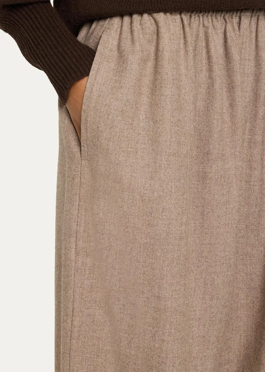 Eskandar Wool Flannel Japanese Trousers | Thumbnail 5 Eskandar Wool Flannel Japanese Trousers | Thumbnail 5