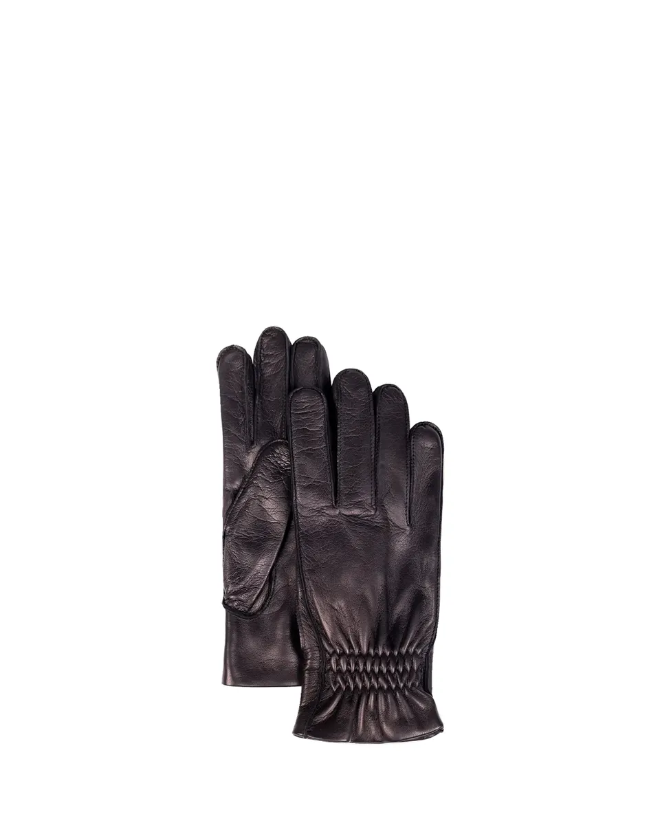 Bergdorf Goodman Men's Leather & Cashmere Gloves | Thumbnail 2