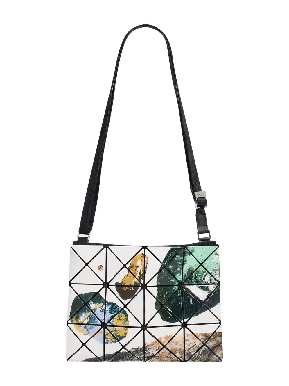 Issey Miyake Cosmic Abstract-Print Geometric Crossbody Bag