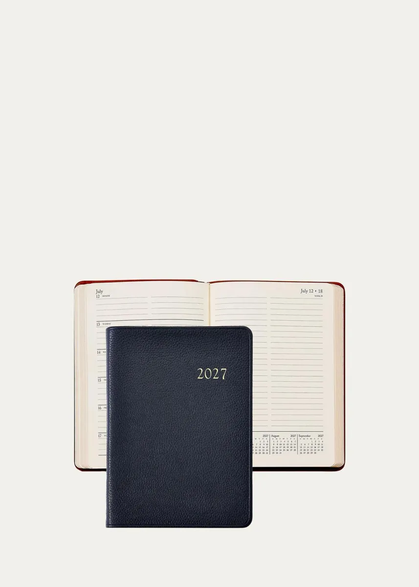 Graphic Image 2027 Leather Weekly Notebook | Thumbnail 2