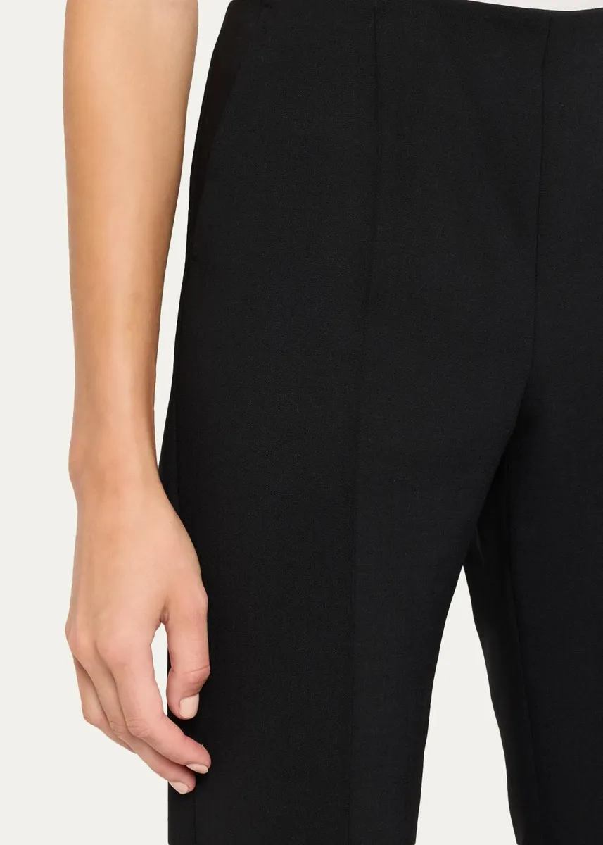 Max Mara Morata Stretch Wool Straight-Leg Pants | Thumbnail 5
