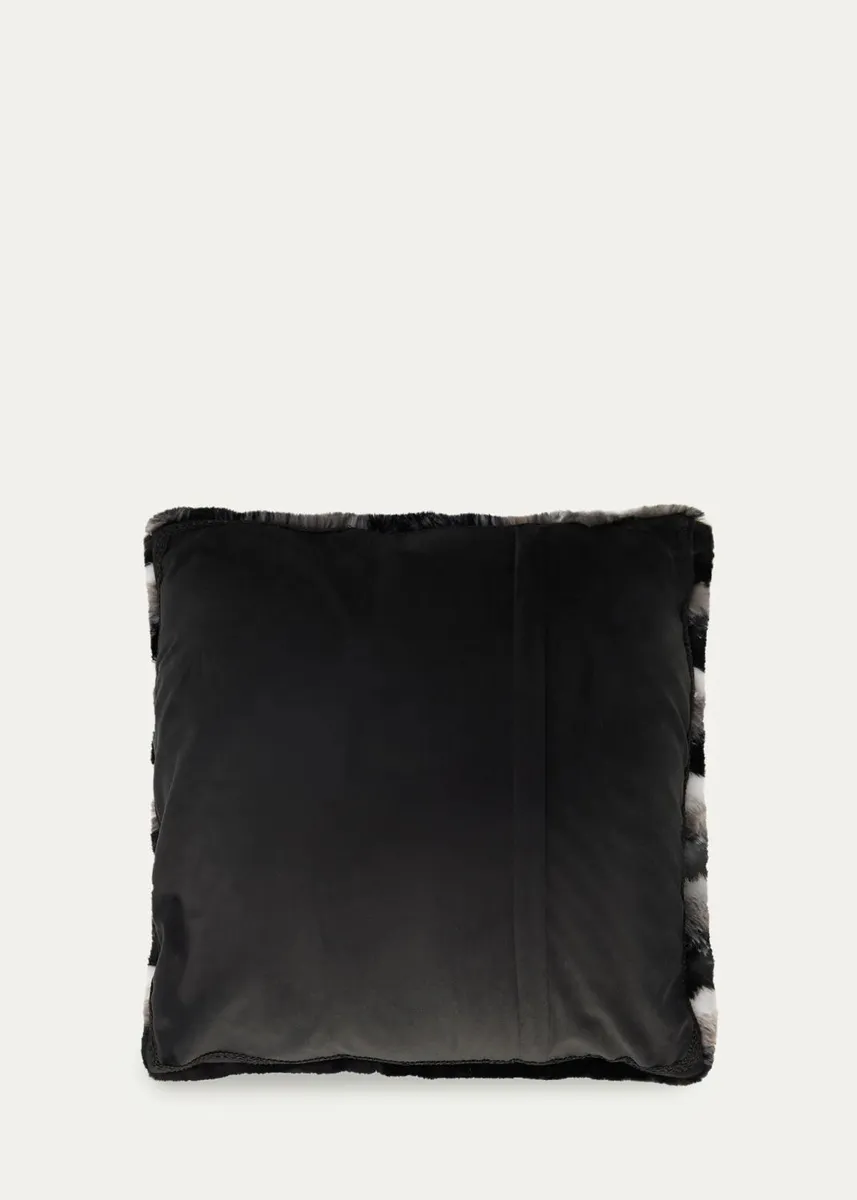 Lyla Grant Faux Chinchilla Pillow, 20" Square | Thumbnail 3