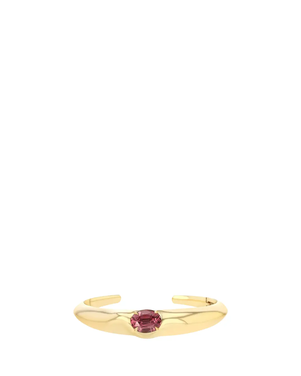 Lizzie Mandler Fine Jewelry One-of-a-Kind Spinel Liquid Gold Cuff Bracelet | Thumbnail 2 Lizzie Mandler Fine Jewelry One-of-a-Kind Spinel Liquid Gold Cuff Bracelet | Thumbnail 2