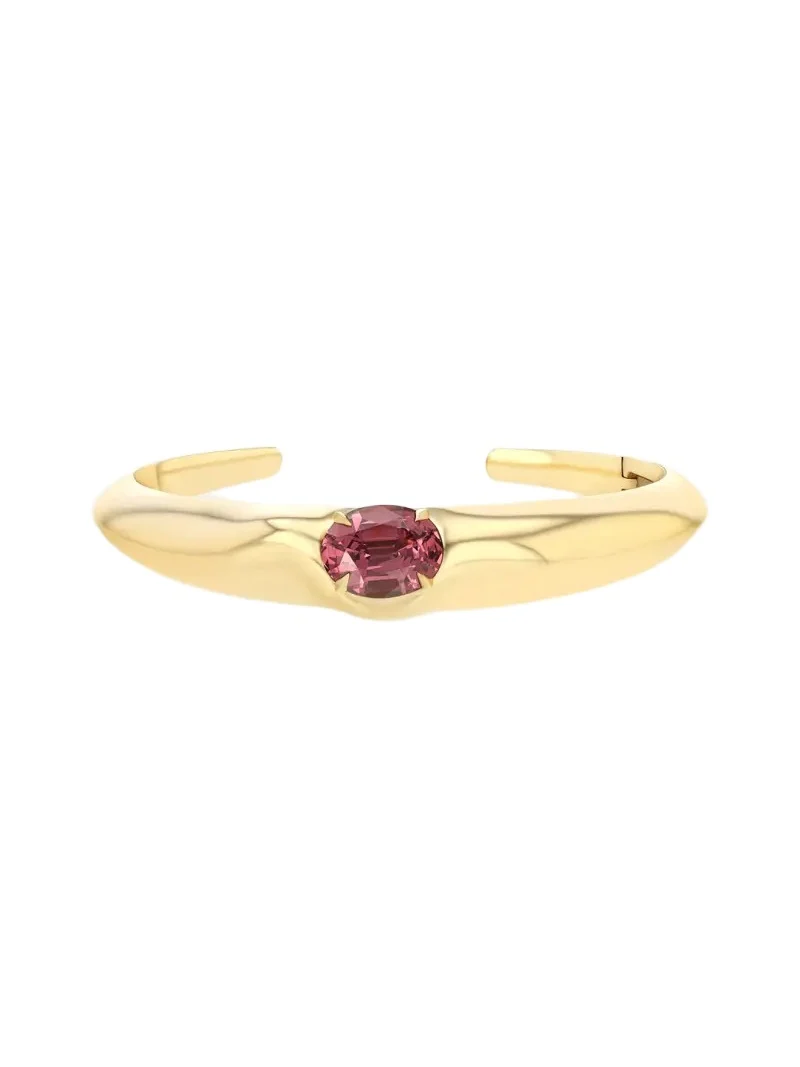 Lizzie Mandler Fine Jewelry One-of-a-Kind Spinel Liquid Gold Cuff Bracelet