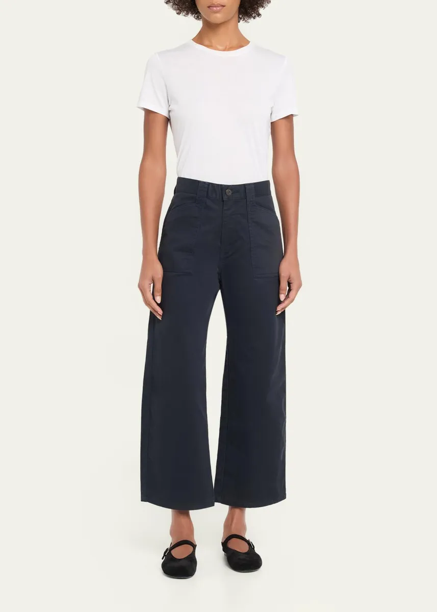 Moussy Vintage Gusset Mid-Rise Ankle Cargo Pants | Thumbnail 2