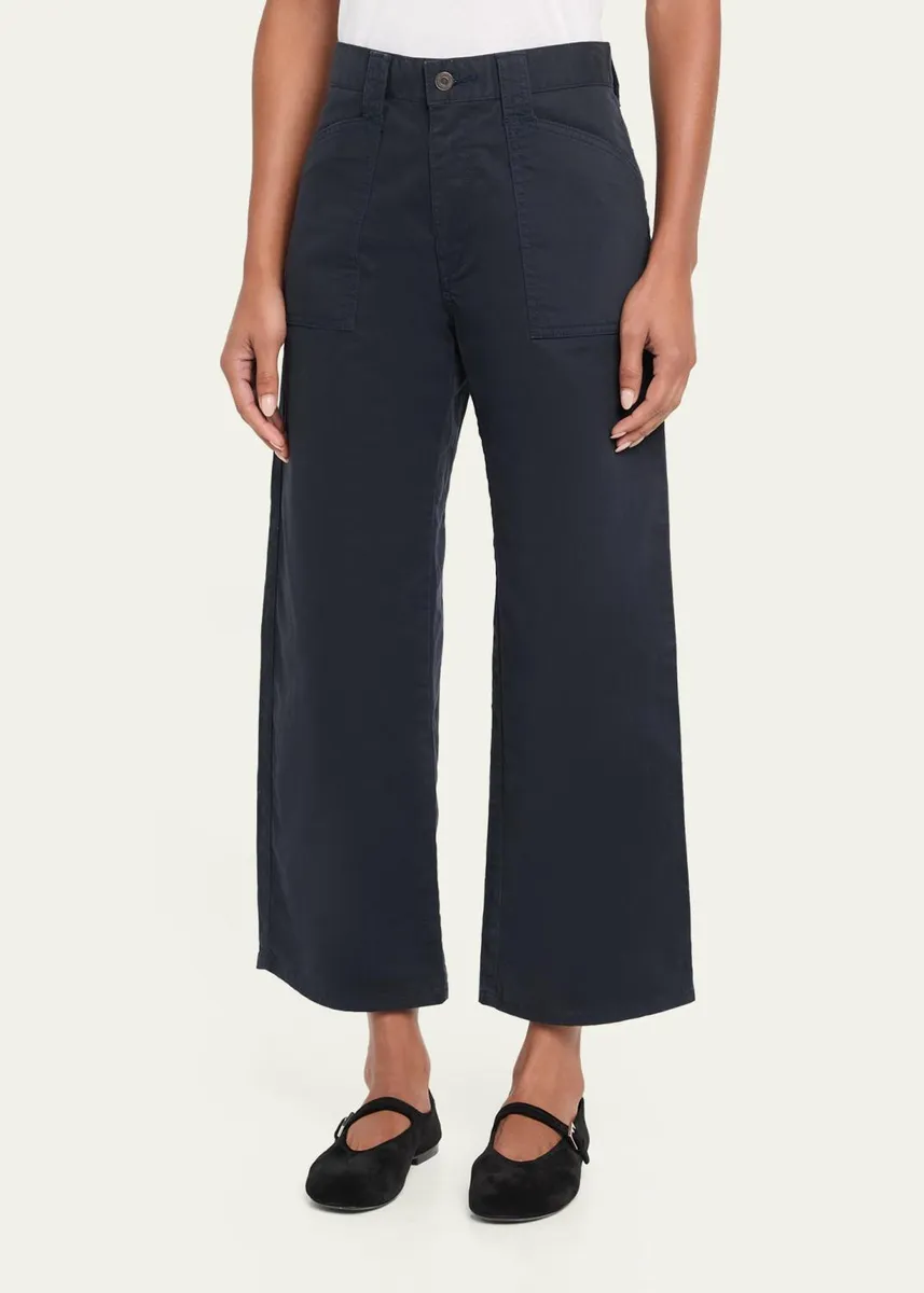 Moussy Vintage Gusset Mid-Rise Ankle Cargo Pants | Thumbnail 4
