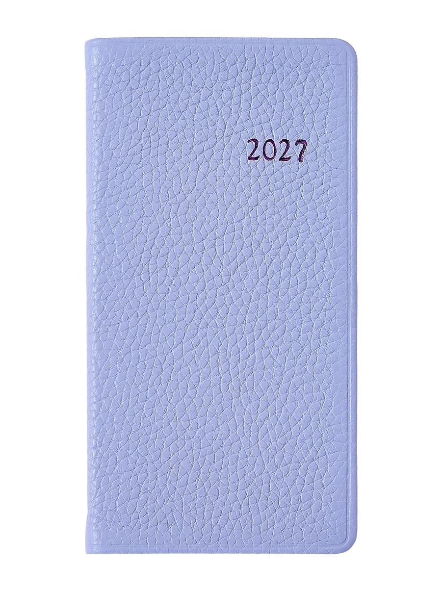 Graphic Image 2027 6" Leather Pocket Datebook