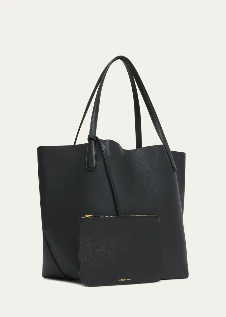 MANSUR GAVRIEL Everyday Soft Leather Tote Bag | Thumbnail 2 MANSUR GAVRIEL Everyday Soft Leather Tote Bag | Thumbnail 2
