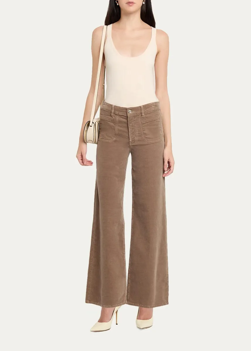 Frame Le Slim Palazzo Modernist Pocket Corduroy Jeans | Thumbnail 2