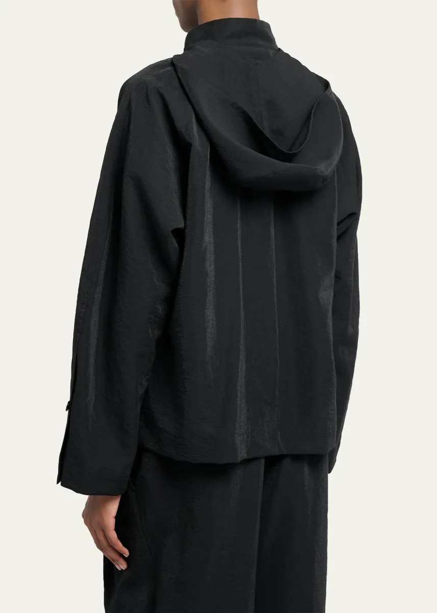 Homme Plissé Issey Miyake Men's Opacity Hooded Jacket | Thumbnail 3 Homme Plissé Issey Miyake Men's Opacity Hooded Jacket | Thumbnail 3