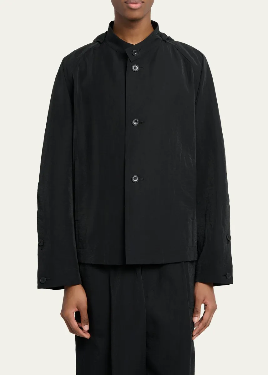 Homme Plissé Issey Miyake Men's Opacity Hooded Jacket | Thumbnail 4 Homme Plissé Issey Miyake Men's Opacity Hooded Jacket | Thumbnail 4